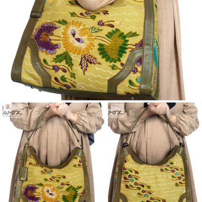 Batik Leather Bag