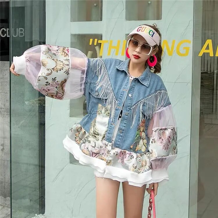 Woman Denim Fashion Jacket