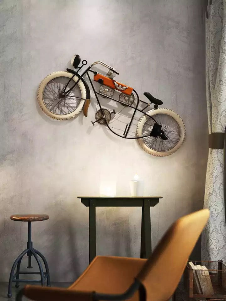 IRON BIKE WALL DECORATION