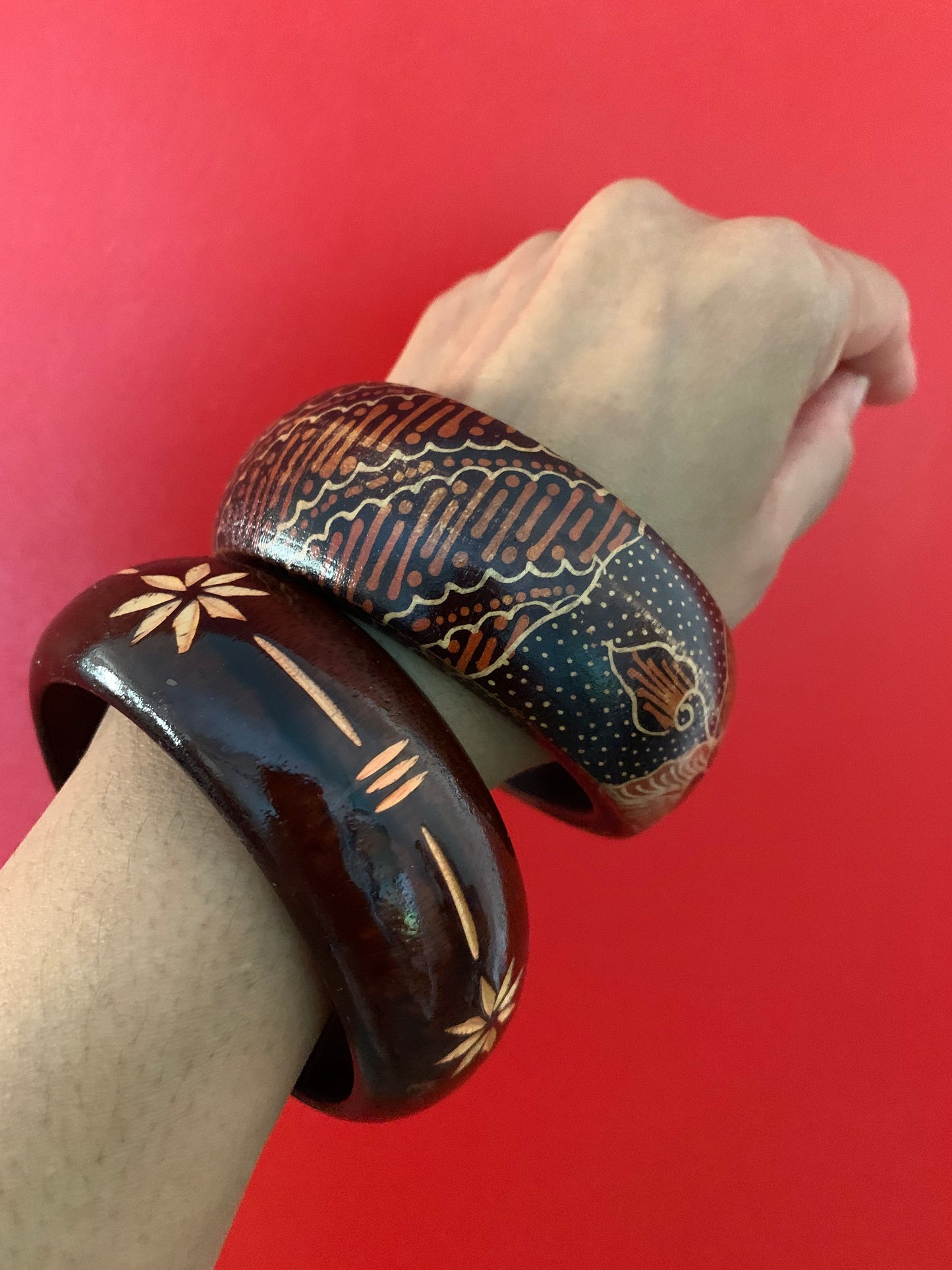 Wooden Batik Bracelet