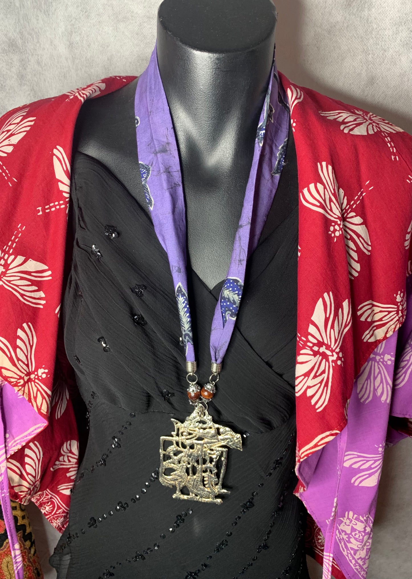 BATIK JACKET and BATIK NECKLACE