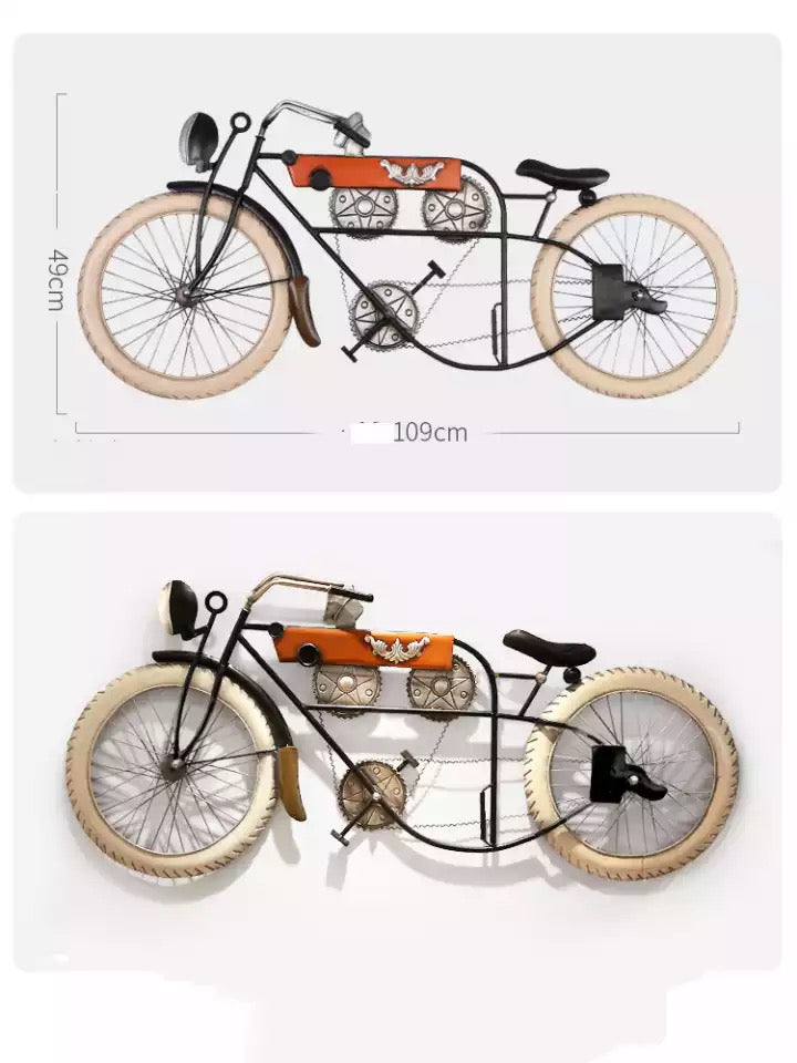 IRON BIKE WALL DECORATION