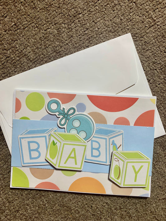 Card for Baby Boy Born