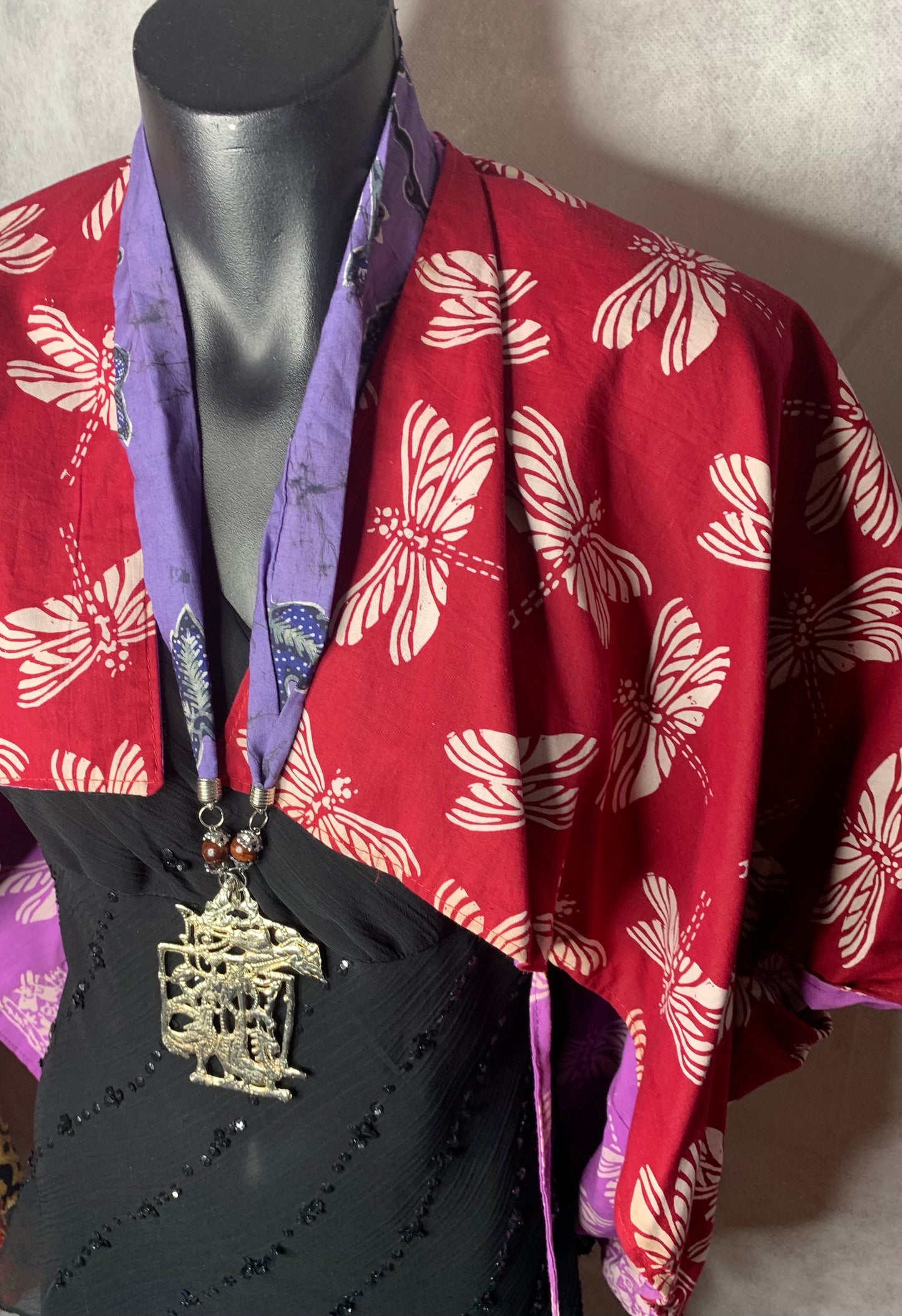 BATIK JACKET and BATIK NECKLACE