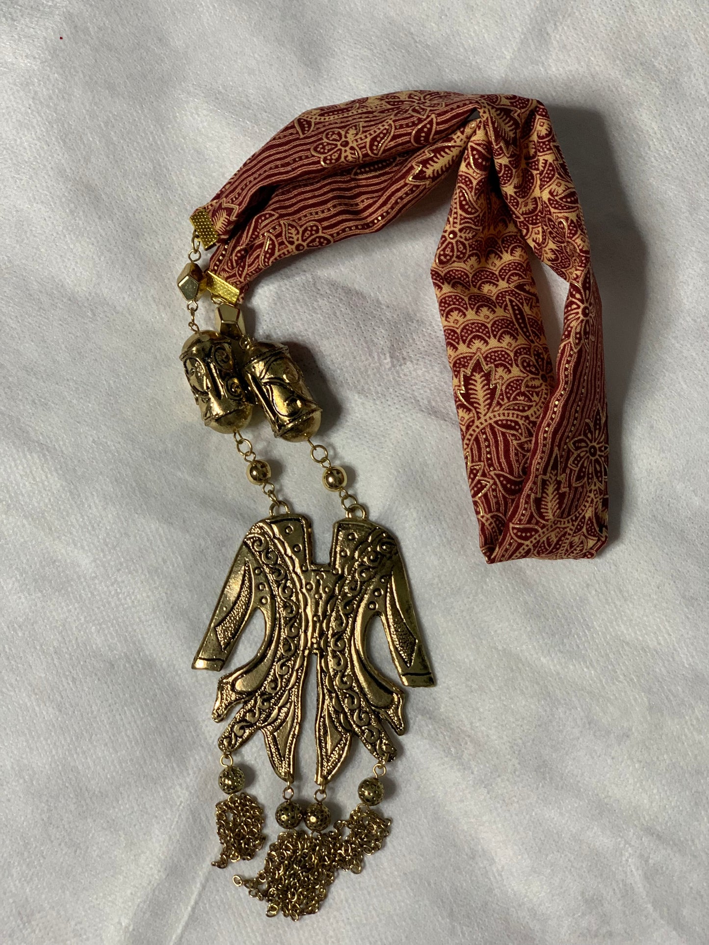 Batik Necklace/ Ethnic Necklace