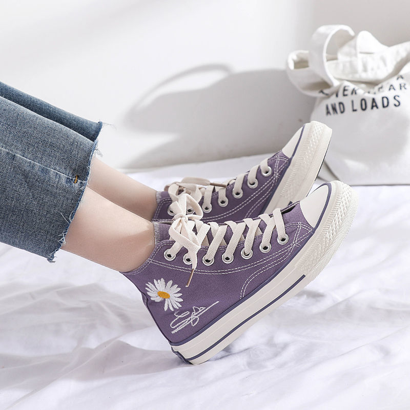 Sneakers Purple Casual Woman Shoes High Quality